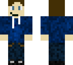 boy in blue shirt