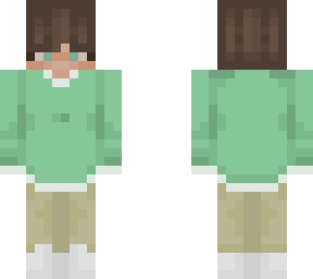 green sweatshirt boy