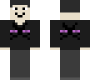 guy with enderman shirt