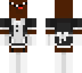 halvnaken in a maid dress <3