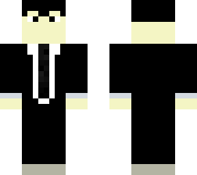 man in black