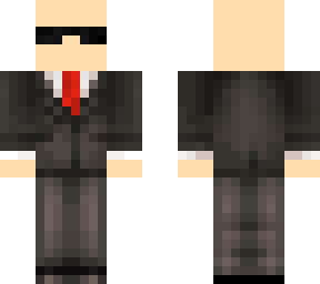 Man With Suit And Sunglasses | Minecraft Skin