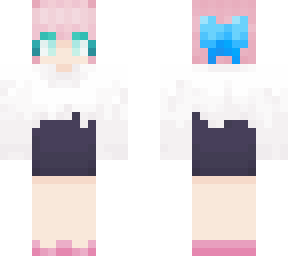 pink hair girl ( blue )