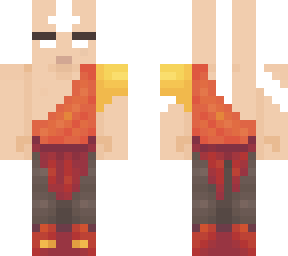 aang avatar state (u can remove white pixel and you will get normal aang)