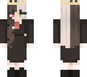 girl ranboo with a long dress