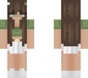 green tee girl