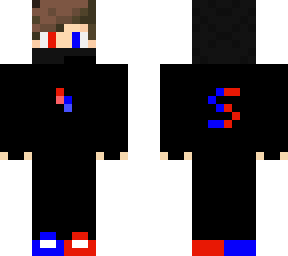 red and blue