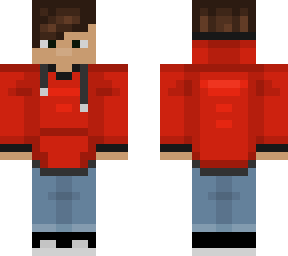 red hoodie
