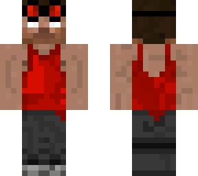 red steve goggles