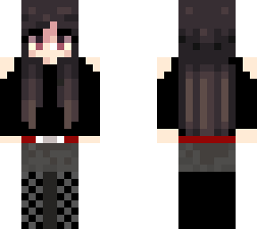 black stylish girl skin