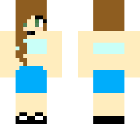 blue girl