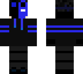 blue man