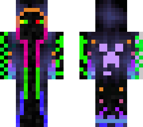 colorfull scary person