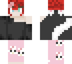 hello kitty red hair hoodie