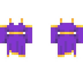 ob - grape purple dress w/ gold lining