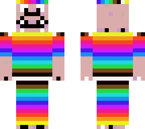 rainbow pig