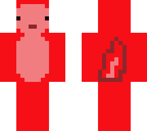 ajolote rojo ( red axolot)