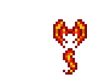 angel/demon flame wings