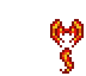 angel/demon flame wings