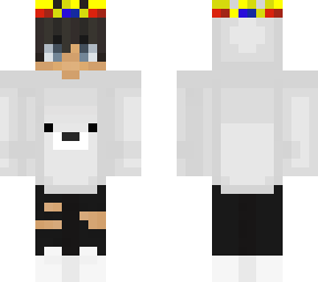 bear hoodie with crown
