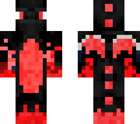 black dragon with red flames