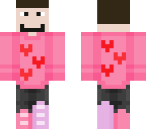 dougplays valentines skin (brown hair)