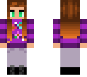 girl with flower shirt.