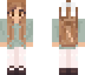 light brown haired girl with a bow