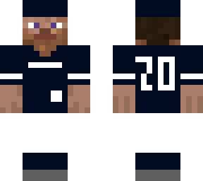 navy baseball skin