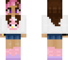 ?? gyaru my melody pink and brown hair ??