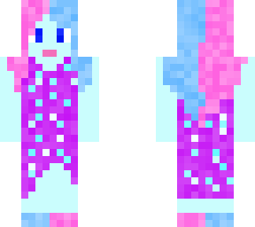 blue and pink/purple