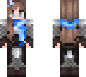blue warrior girl