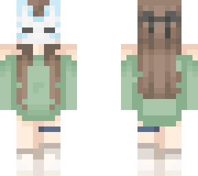 bunny masked girl (remake, credits in desc.)