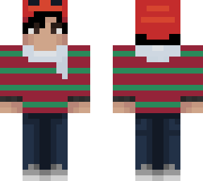 christmas sweater peter parker (half mask)