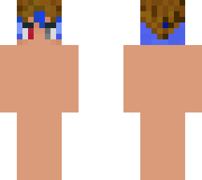 dyed hair base brown blue
