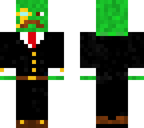 lime with a tux