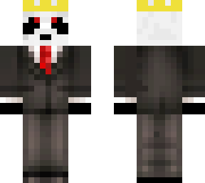 panda in a suit