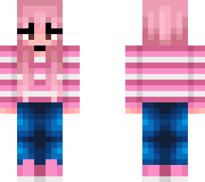 pink & white & more pink girl