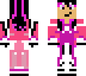 pink dress girl