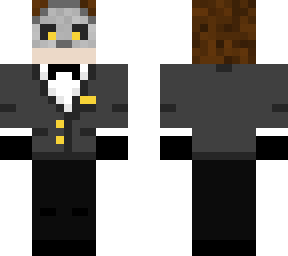 skull mask tuxedo man