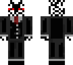 the white enderman in anzug