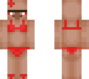 villager in a bikini