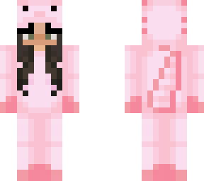 axolotl onesie brunette