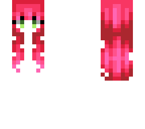 female hb - valentines redish pink ombre