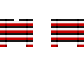 ob - black white & red stripe sweater