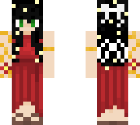 red greek goddess dizzybee skin