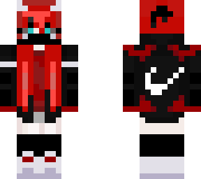 red hair demon girl
