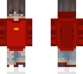 sudadera roja chico