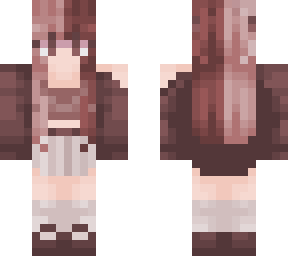~ red/brown cardigan girl ~