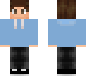boy with blue hoodie